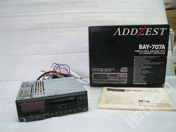 ADDZEST アゼスト BAY-707A カセットプレイヤー CDチェンジャーコントロール ジャンク品扱い
