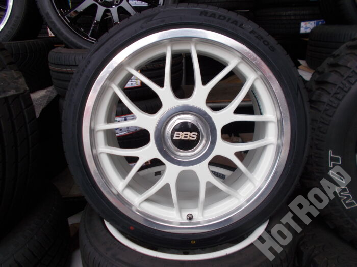 【中古ホイール + 新品タイヤセット】BBS RG　18インチ 5H114.3　MINERVA　225/40R18　アルミセット4本