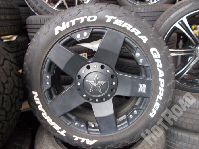 【中古ホイールタイヤセット】XD　20インチ 5H114.3　NITTO TERRA GRAPLER　265/50R20　アルミセット4本