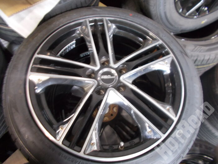 【中古ホイール + 新品タイヤセット】ZEA　18インチ 5H114.3　MINERVA　225/45R18　アルミセット4本