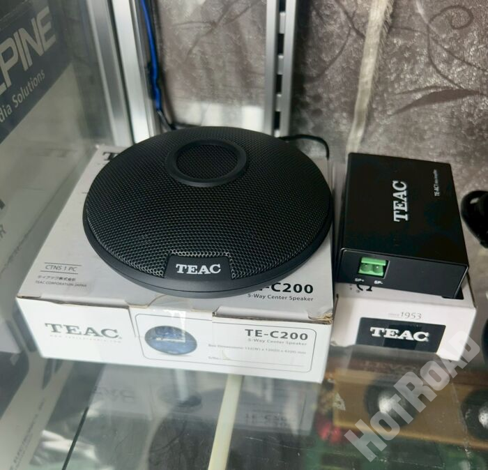 【中古品TEAC】　TE-C200＋TE-ACI　センタースピーカー＋1chアンプ