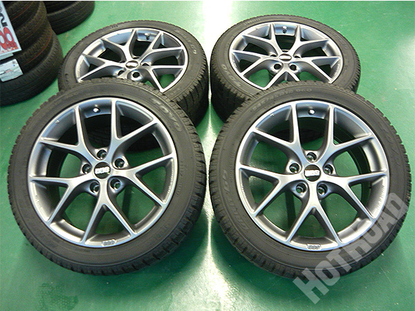 美品 BBS SR019 18インチホイール BMW 8J+32 5H-120 ＋バリ溝 TOYO G5