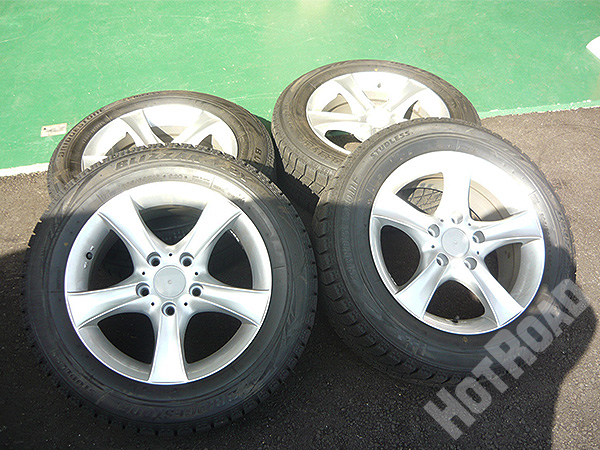 AGA　Bayern　BMW 16インチホイール　7J+34　5H-120　＋BS スタッドレス VRX　205/60R16　2018/3月買取