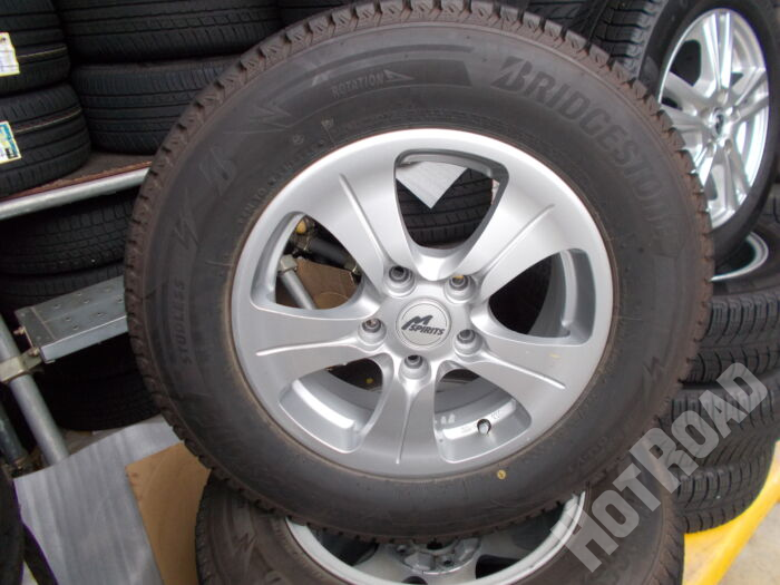 【中古スタッドレスセット】ブリヂストン DM-V3　175/80R15　スピリッツ　15インチ 5H114.3　アルミセット4本