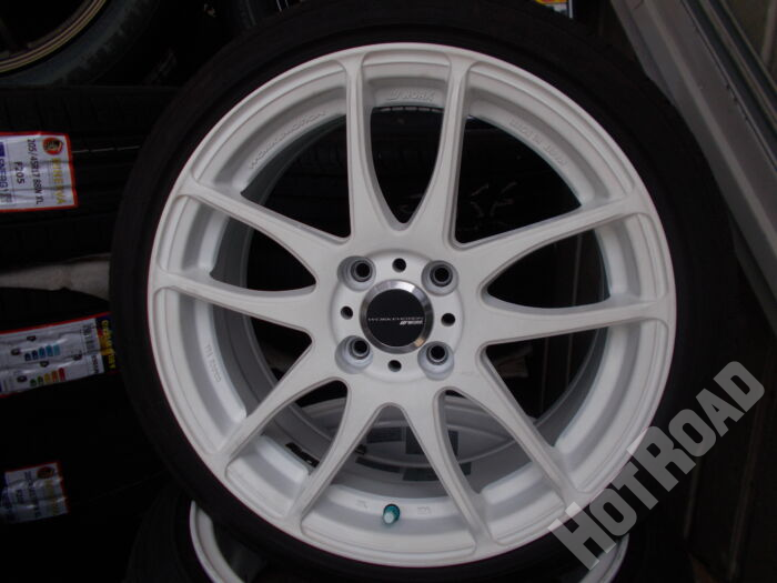 【中古ホイールタイヤセット】WORK EMOTION　16インチ 4H100　グッドイヤー　165/50R16　アルミセット4本