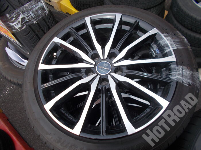 【中古ホイール + アウトレットタイヤセット】SMACK　18インチ 5H114.3　ブリヂストン　225/45R18　アルミセット4本