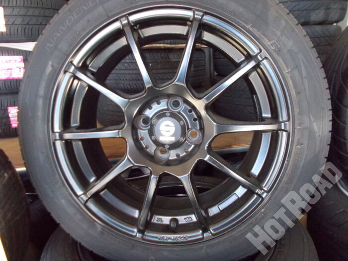 【中古ホイールタイヤサイズ】トーヨー TIRES　185/55R16　16インチ 4H100　アルミセット4本