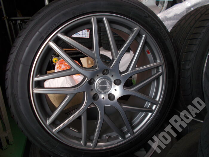 【中古ホイールタイヤセット】Lehrmeisrer　20インチ 5H114.3　ヨコハマ　245/45R20　アルミセット4本　