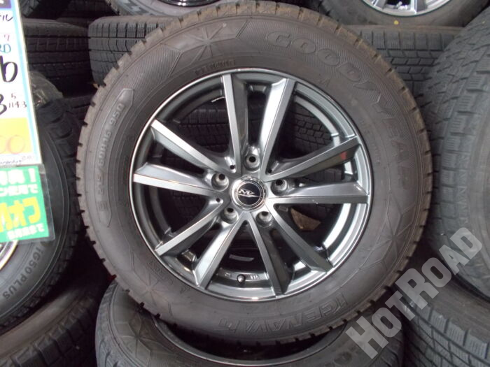 【中古スタッドレスセット】グッドイヤー NAVI6　215/60R16　NV　16インチ 5H114.3　アルミセット4本