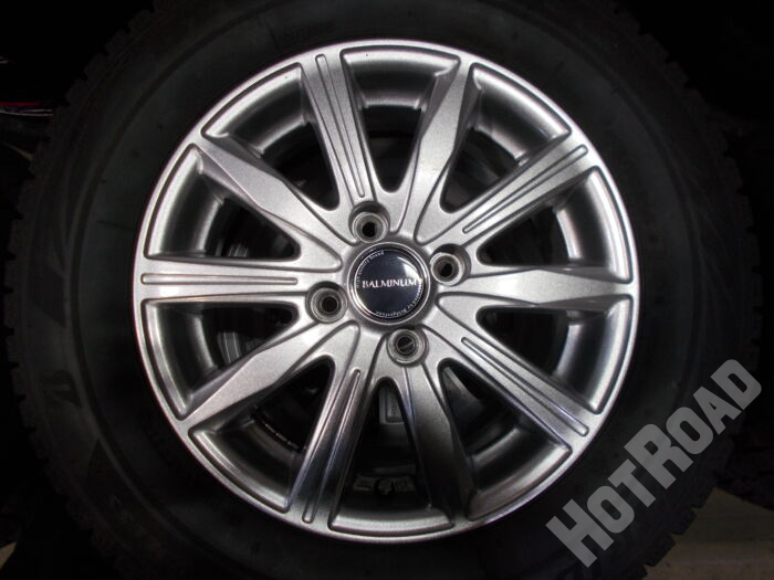 【中古スタッドレスセット】ブリヂストン VRX2　175/70R14　BALMINUM　14インチ 4H100　アルミセット4本