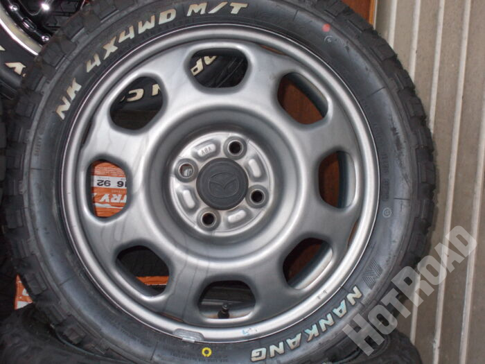 【中古ホイール + 新品タイヤセット】フレアクロスオーバー純正　15インチ　NANKANG　165/60R15　アルミセット4本