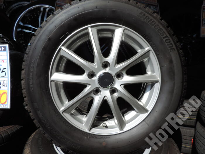 【中古スタッドレスセット】ブリヂストン　215/60R16　PREO　16インチ　5H114.3　アルミセット4本