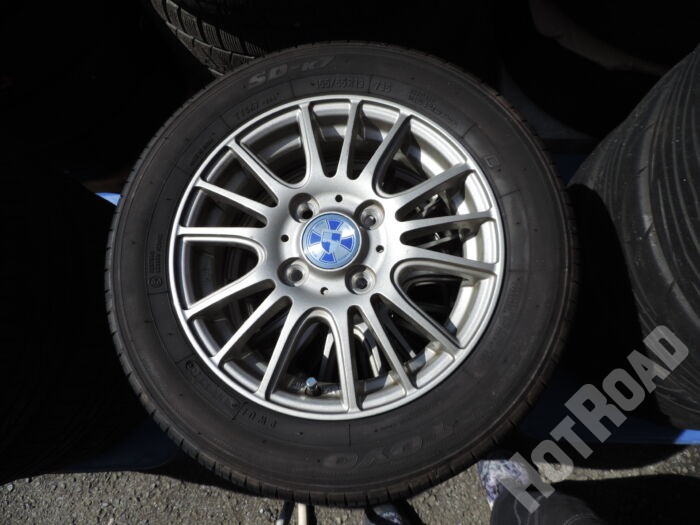 【中古】G-Mach 13インチ　トーヨー　155/65R13　タイヤホイールセット