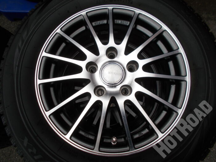 【中古スタッドレスセット】ブリヂストン　195/65R15　15インチ 5H1214.3　アルミセット4本