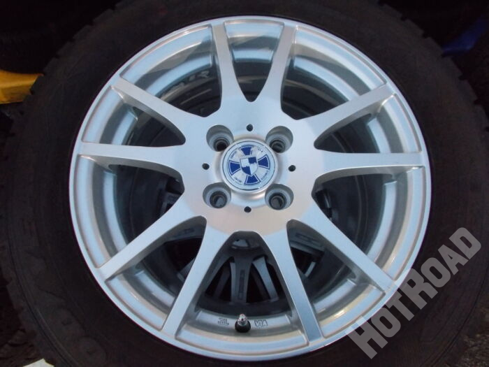 【中古スタッドレスセット】グッドイヤー NAV16　175/65R15　15インチ 4H100　アルミセット4本