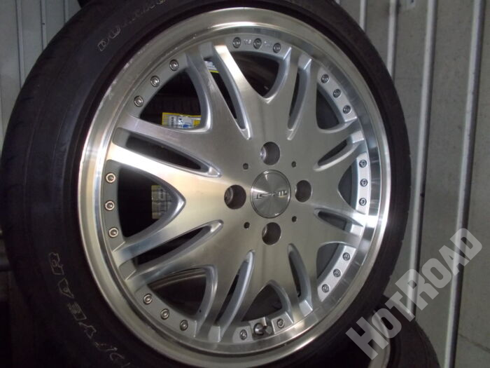 【中古ホイールタイヤセット】グッドイヤー　195/45R16　16インチ　4H100　アルミセット4本