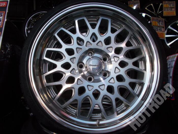 【中古ホイールタイヤセット】ナンカン　205/40R18　18インチ　5H114.3　アルミセット4本