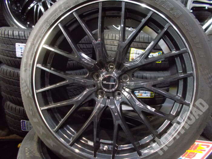 【中古ホイールタイヤセット】MAXXIS　245/40R20　20インチ　5H114.3　アルミセット4本