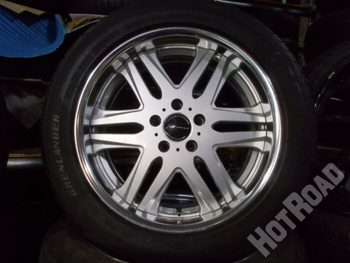 【中古ホイールタイヤセット】GAENLANDER　235/50R18　18インチ　5H114.3　アルミセット4本