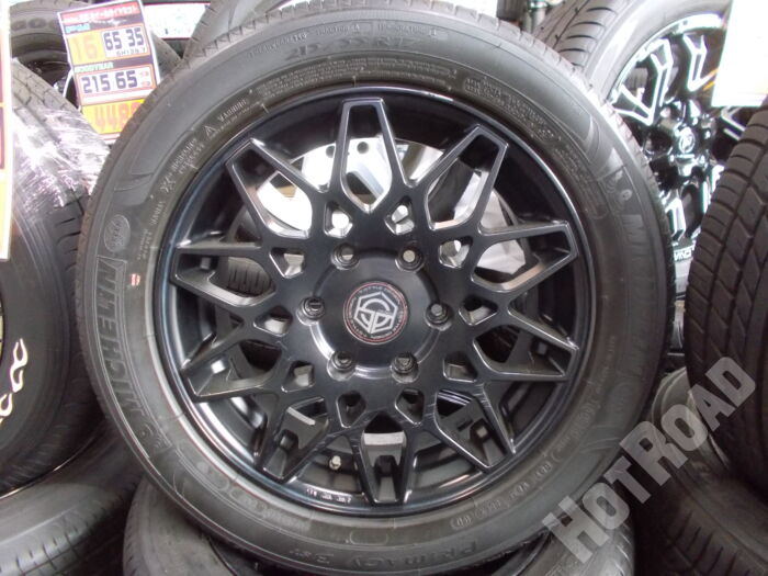 【中古ホイールタイヤセット】MICHELIN　215/55R17　17インチ 6H139.7　アルミセット4本