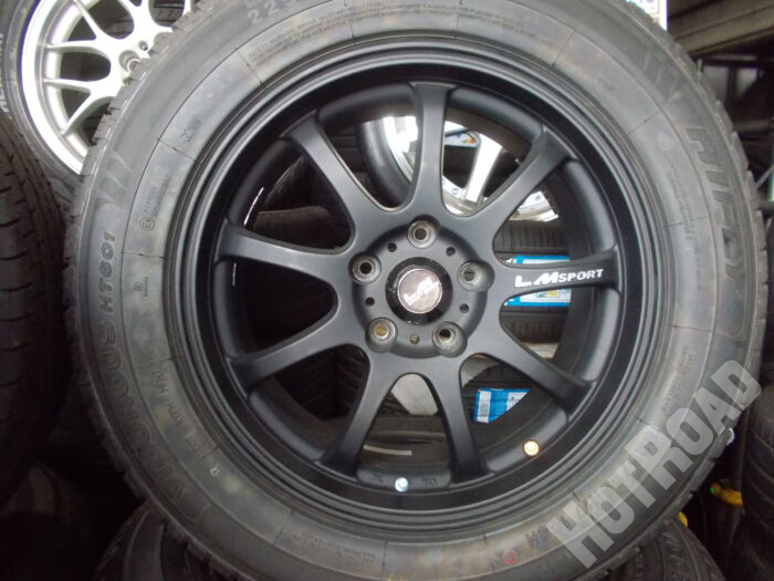 【中古ホイール + 新品タイヤセット】HIFLY　225/65R17　17インチ 5H114.3　アルミセット4本