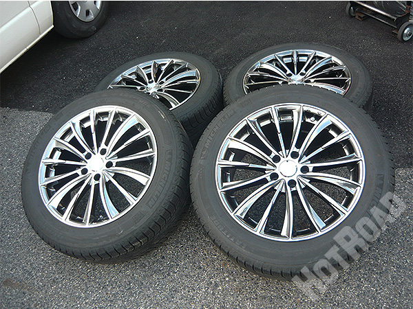 BIG WAY Leyseen LG-S　19インチホイール8J+36　＋ミシュラン　スタッドレス　LATITUDE　X-ICE　235/55R19 4本 レクサスRX他
