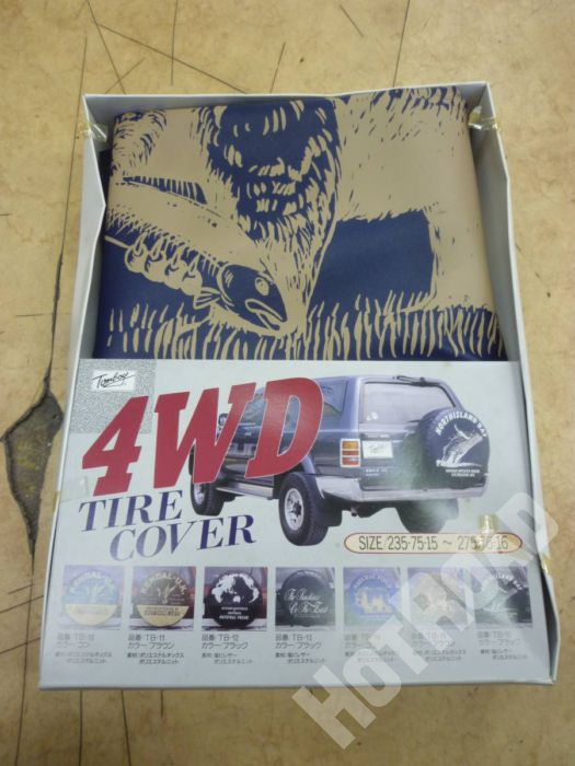 TOMBOY 4WD専用 リア スペアタイヤカバー L 235/75-15～275/75-16 中古