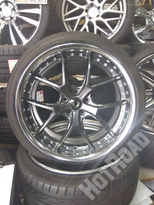 エイムゲイン　GTM　20インチ9J/9.5J ハンコック　２４５／３５Ｒ２０　タイヤホイールセット