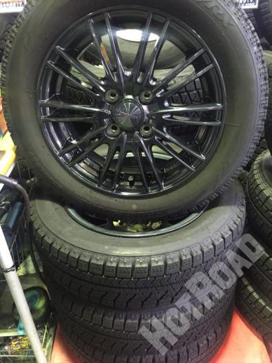 ブリヂストン ブリザック VRX バリ山 軽用アルミスタッドレスセット