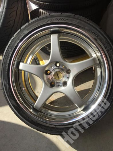 AME/ENKEI Circlar 18インチ YOKOHAMA ADVAN NEOVA セット