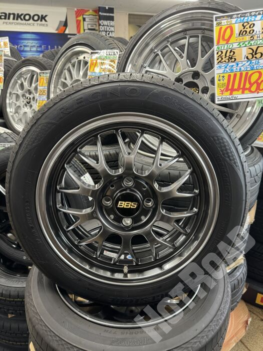 【中古】BBS RG524 15インチ 4H100 アルミホイール(中古) 165/60R15 2023年製(中古) 4本セット 東郷店