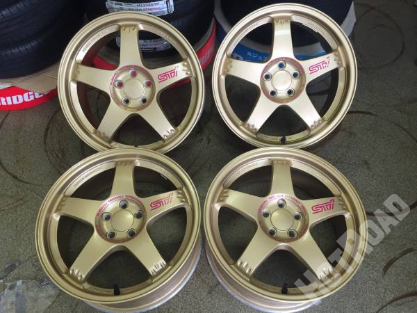 STI RS-ZERO 《7.5J＋48 100-5H》スバル4POTキャリパー対応 BRZ インプレッサ レガシィ エクシーガ フォレスター等 トヨタ86にも☆