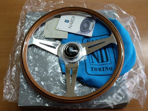限定1個 NARDI CLASSIC ナルディ クラシック ウッド/ポリッシュ スポーク 380mm N140 正規品 未使用品