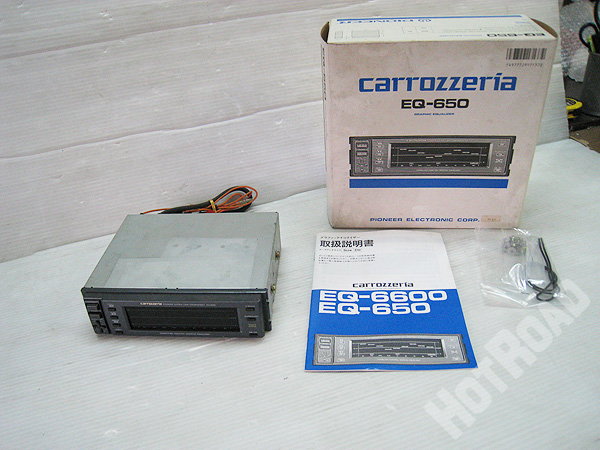 carrozzeria カロッツェリア EQ-650 グラフィック イコライザ 旧車 当時物 パイオニア ジャンク品扱い