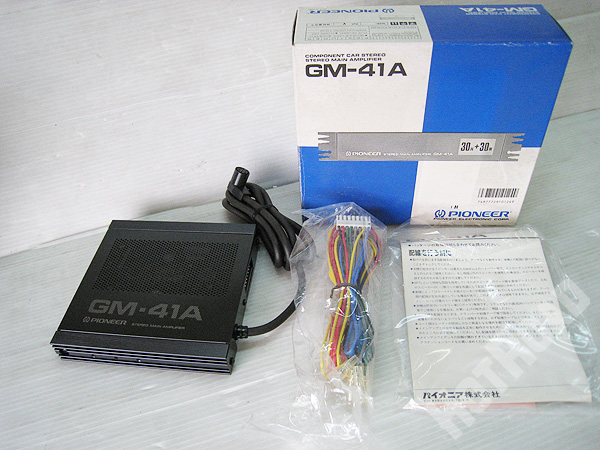 未使用 PIONEER パイオニア GM-41A アンプ 旧車 当時物 ジャンク品扱い