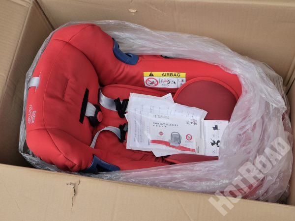 ブリタックス レーマー britax ベビーシート ベビーセーフプラスSHR II フレイムレッド 新生児～15ヶ月頃 未使用品