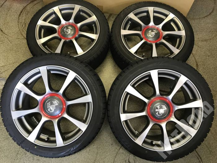 美品☆FIAT フィアット アバルト500 純正 ブリザック VRX 195/45R16 スタッドレス 中古