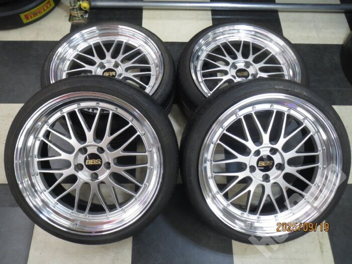 【豊田店】超高級 BBS LM254 LM439 30アルファード 20インチ 9.5J +30 / 10J +25 5H114.3 中古 23年製 BRIDGESTONE POTENZA S007 245/35R20 新品
