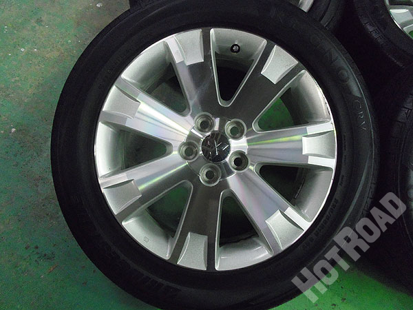 レグノ GRV バリ山タイヤ付 デリカD5 純正 18インチ 225/55R18 車検
