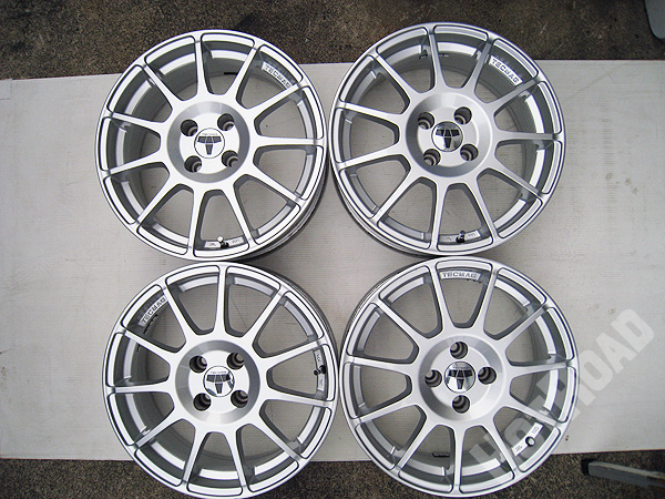テクマグ TECMAG 16×6.5 PCD98 ハブ58.1 4穴 中古ホイール 4本セット