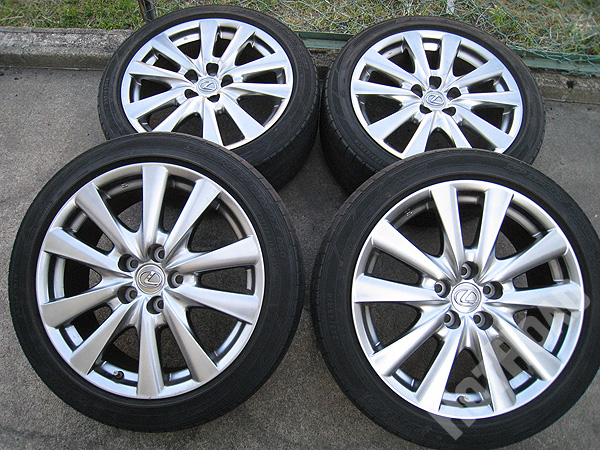 レクサス GS 純正 18x8J +45 中古タイヤホイール 4本セット | 名古屋