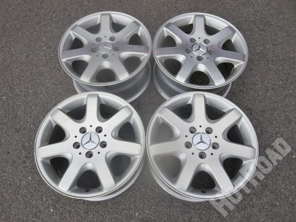 メルセデス ベンツ W170純正 SLKクラス 16×7.0J+37 16×8.0J+30 PCD112 中古ホイール4本セット