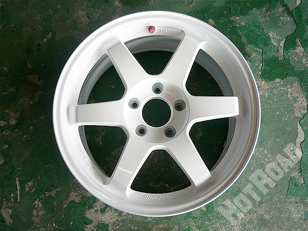 AYS レイズ 買取品 VOLKRACING　TE37 SL　軽量 鍛造ホイール FORGED 17インチ 8.5J +40　114.3-5H　1本