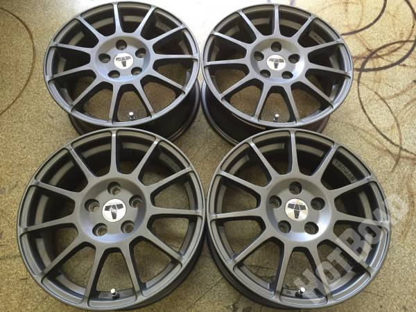 中古美品☆ 買取しました！ テクマグ　TECMAG tipe211R ガンメタ 16×6.5J＋50 PCD108 4本　フォード　ボルボ