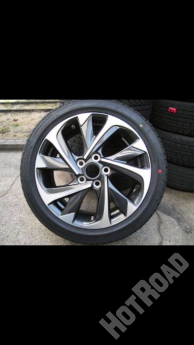 美品 新車外し バリ山 オーリス 純正 ホイール 17x7J 空気圧センサー付き エコピア 225/45R17