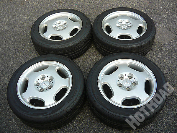 ベンツ Eクラス W210 純正ホイールセット 7.5J+41 215/55R16 4本