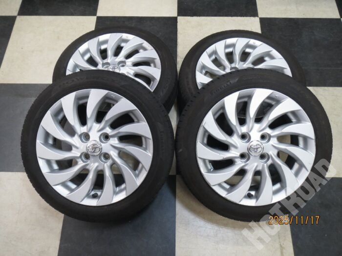 【豊田店】トヨタ bB 純正 QNC21 15インチ ココア ミラ ムーヴ 6J +40 4H100 中古 23年製 PIRELLI POWERGY 165/55R15 中古 純正流用 USDM シャコタン
