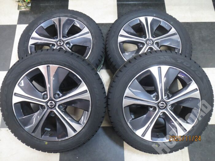 【豊田店】日産 ニッサン キックス 純正 17インチ 6.5J +45 5H114.3 中古 25年製 スタッドレス TOYO TRANPATH TX 205/55R17 新品