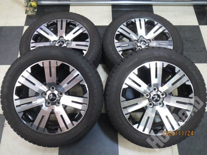 【豊田店】ミツビシ デリカD5 純正 18インチ アウトランダー RVR 7J +38 5H114.3 中古 24年製 スタッドレス TOYO TRANPATH TX 225/55R18 中古