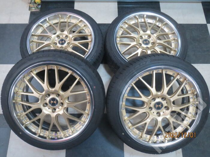 【豊田店】weds MAVERICK 709M マーベリック 20インチ ヴェルファイア ハリアー 9J +38 5H114.3 中古 24年製 GOODYEAR EAGLE EXE 245/40R20 中古